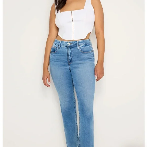 Good American White Poplin Corset - Picture 8 of 15